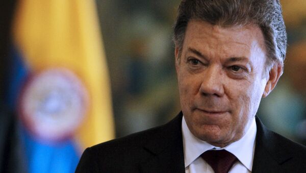 Juan Manuel Santos, presidente de Colombia - Sputnik Mundo