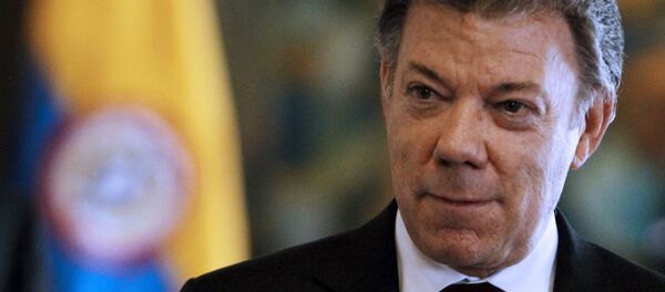 Juan Manuel Santos, presidente de Colombia - Sputnik Mundo