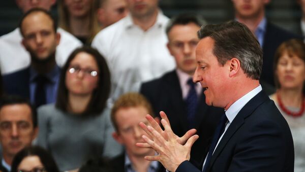 David Cameron, primer ministro británico - Sputnik Mundo
