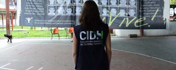 CIDH visita Ayotzinapa (archivo) - Sputnik Mundo