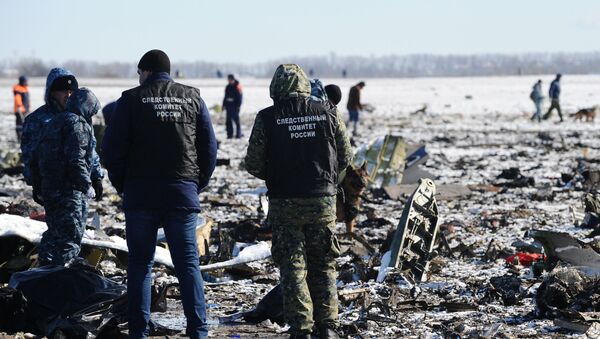 Lugar del siniestro del Boeing en Rostov del Don, Rusia - Sputnik Mundo