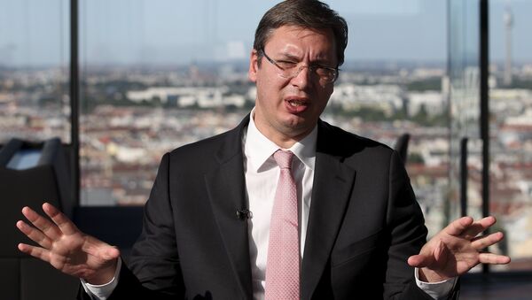 Alexandar Vucic, primer ministro de Serbia - Sputnik Mundo