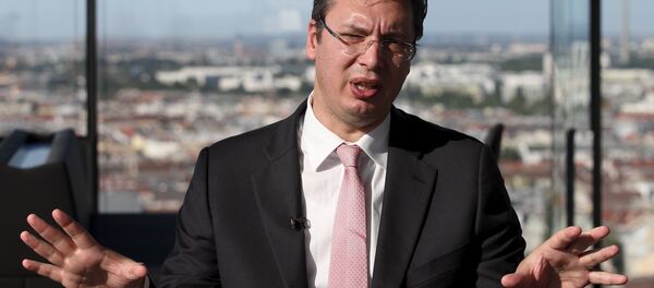 Alexandar Vucic, primer ministro de Serbia - Sputnik Mundo