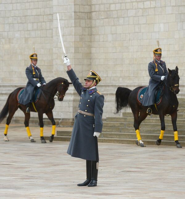 Regimiento Presidencial: 80 años en guardia en el Kremlin de Moscú - Sputnik Mundo
