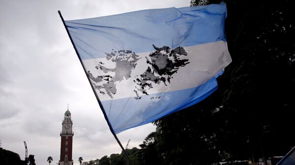 La bandera de las Islas Malvinas - Sputnik Mundo