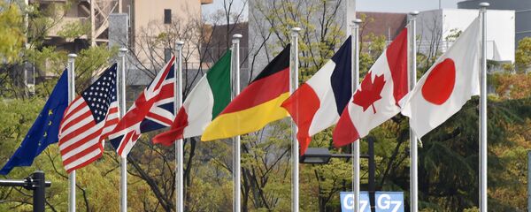 Banderas del G7 - Sputnik Mundo
