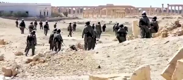 Zapadores rusos en Palmira - Sputnik Mundo