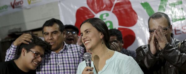 Verónika Mendoza, candidata presidencial peruana - Sputnik Mundo