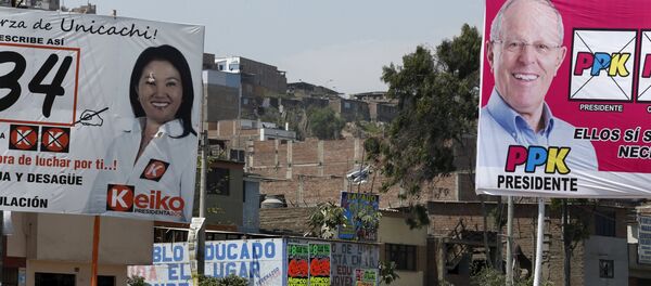 Keiko Fujimori y Kuczynski a segunda vuelta, según primeros datos oficiales - Sputnik Mundo