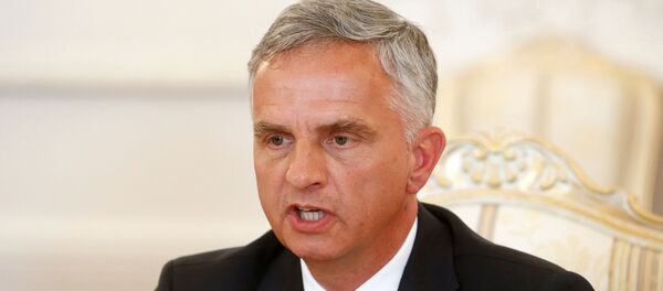 Didier Burkhalter, ministro de Exteriores de Suiza - Sputnik Mundo