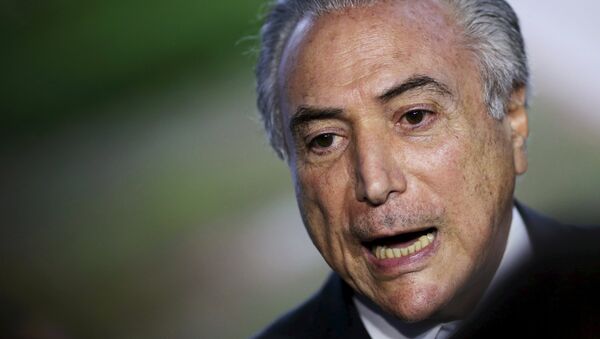 Michel Temer, el presidente de Brasil - Sputnik Mundo