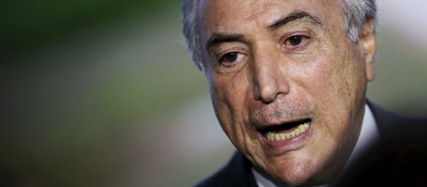 Michel Temer, presidente interino de Brasil - Sputnik Mundo