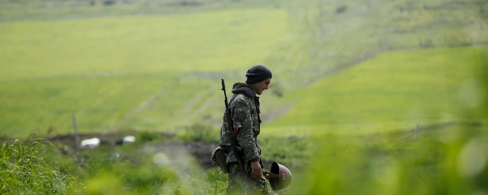 Militar en Nagorno Karabaj Militar en Nagorno Karabaj - Sputnik Mundo, 1920, 02.06.2021