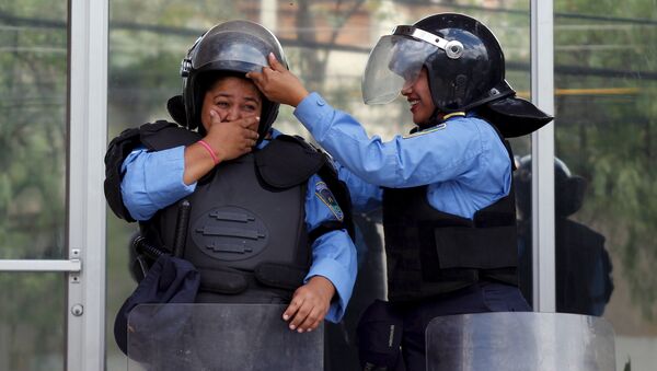 Policías de Honduras - Sputnik Mundo