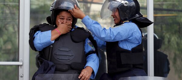 Policías de Honduras - Sputnik Mundo
