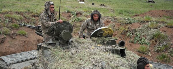 Militares en Nagorno Karabaj (archivo) - Sputnik Mundo