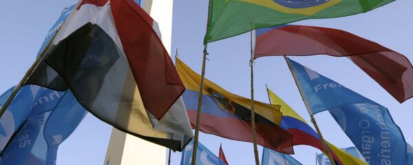 Banderas de Mercosur - Sputnik Mundo