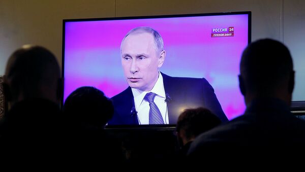 Línea directa con Vladímir Putin, presidente de Rusia - Sputnik Mundo