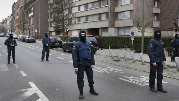 Policía de Bruselas (Archivo) - Sputnik Mundo