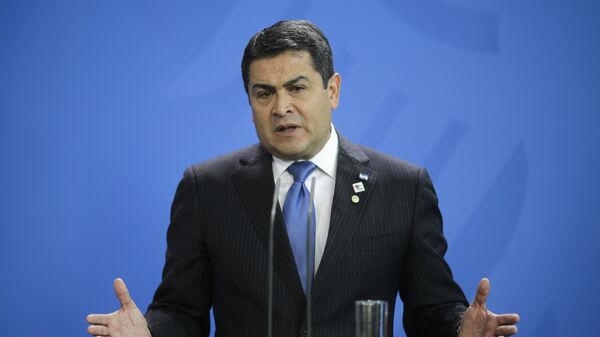 Juan Orlando Hernández, presidente de Honduras - Sputnik Mundo