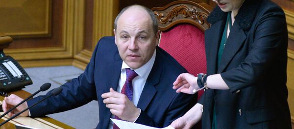 Andréi Parubi, presidente del Parlamento ucraniano - Sputnik Mundo
