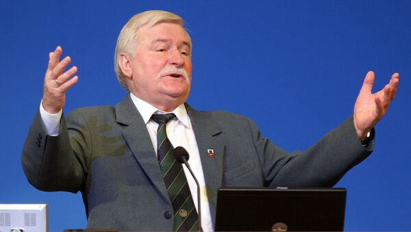 Lech Walesa, ex presidente polaco - Sputnik Mundo