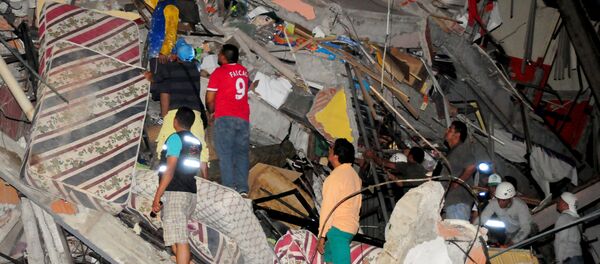 Terremoto en Ecuador - Sputnik Mundo