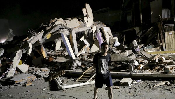 Sismo en Ecuador - Sputnik Mundo