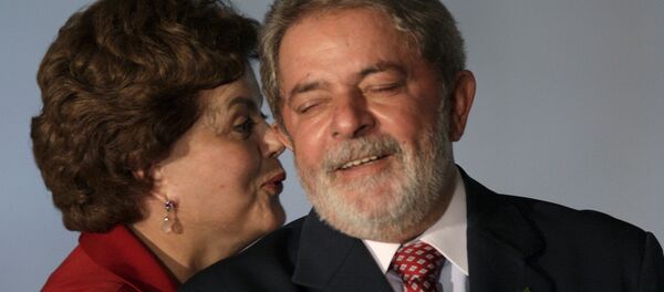 Presidenta de Brasil, Dilma Rousseff, y expresidente del país, Luiz Inácio Lula da Silva - Sputnik Mundo