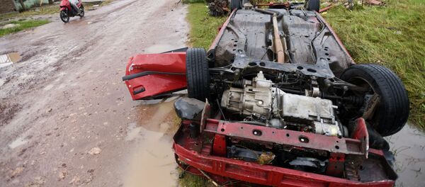 Consecuencias del tornado en Dolores, Uruguay - Sputnik Mundo