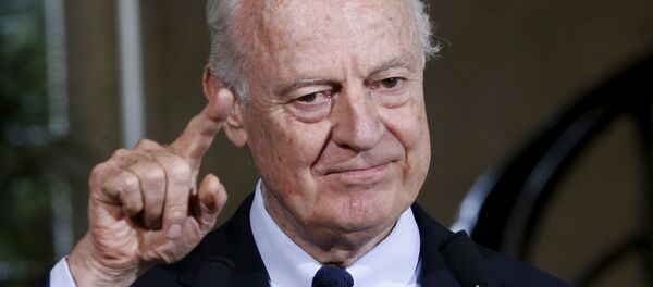 Staffan de Mistura, enviado especial de la ONU para Siria - Sputnik Mundo