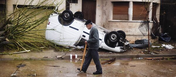 Lluvias e inundaciones en Uruguay causan daños históricos en cosecha de arroz - Sputnik Mundo