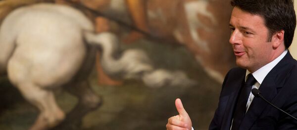 Matteo Renzi, primer ministro de Italia - Sputnik Mundo