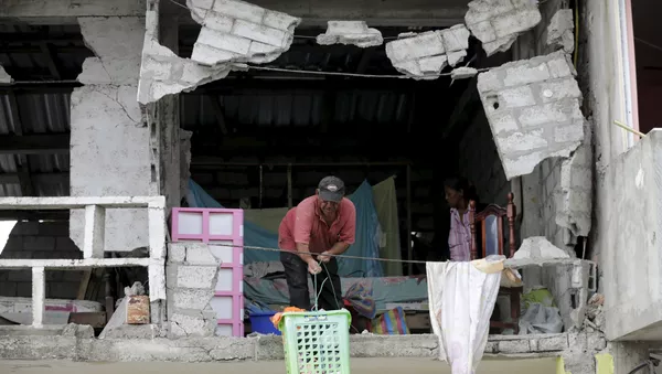 Terremoto en Ecuador - Sputnik Mundo
