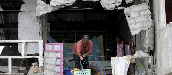 Terremoto en Ecuador Terremoto en Ecuador - Sputnik Mundo