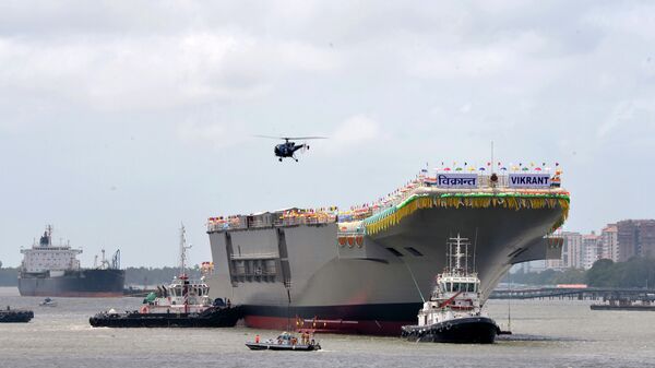 Portaviones Vikrant de la Armada India (Archivo) - Sputnik Mundo