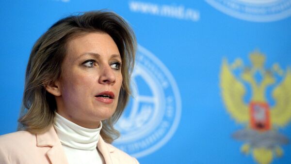 María Zajárova, portavoz del Ministerio de Exteriores de Rusia - Sputnik Mundo