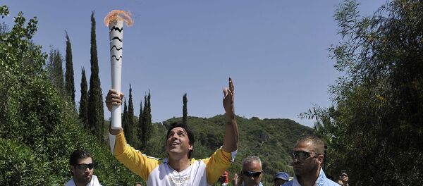 Encienden la llama Olímpica para Río-2016, Atenas - Sputnik Mundo