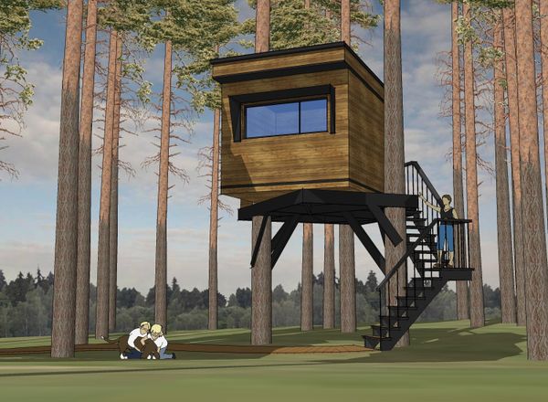 Una casa de la ecoaldea Nest Hotel (ilustración) Una casa de la ecoaldea Nest Hotel (ilustración) - Sputnik Mundo