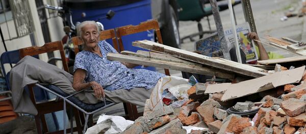 Consecuencias del terremoto en Ecuador - Sputnik Mundo