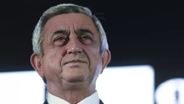 Serzh Sargsián, presidente de Armenia - Sputnik Mundo