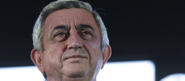 Serzh Sargsián, presidente de Armenia - Sputnik Mundo