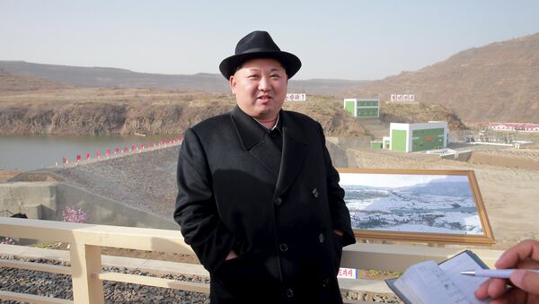 Kim Jong-un, líder norcoreano (archivo) - Sputnik Mundo