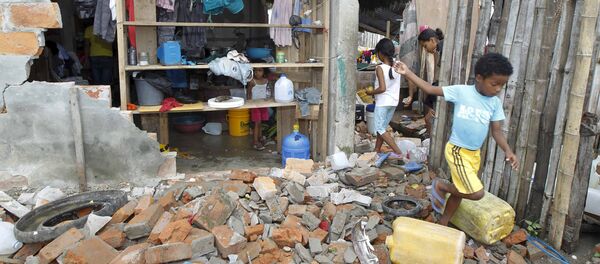 Consecuencias del terremoto en Ecuador - Sputnik Mundo
