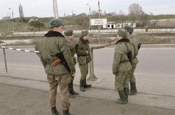Tropas de interposición rusas en Transnistria Tropas de interposición rusas en Transnistria - Sputnik Mundo