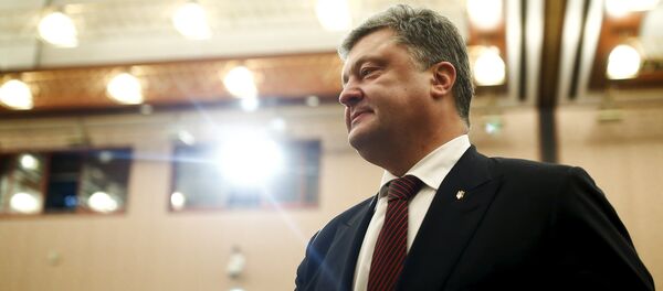 Petró Poroshenko, presidente de Ucrania Petró Poroshenko, presidente de Ucrania - Sputnik Mundo