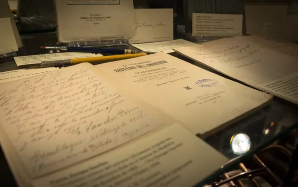 Las cartas en la exposición 'León Tolstói y el mundo hispanohablante' Las cartas en la exposición 'León Tolstói y el mundo hispanohablante' - Sputnik Mundo