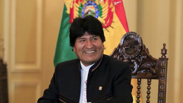 Evo Morales, presidente de Bolivia - Sputnik Mundo