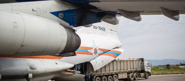 Ayuda humanitaria de Rusia para Siria (archivo) - Sputnik Mundo