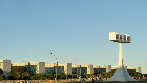 Sede de los ministerios del gobierno brasileño en Brasilia (archivo) - Sputnik Mundo
